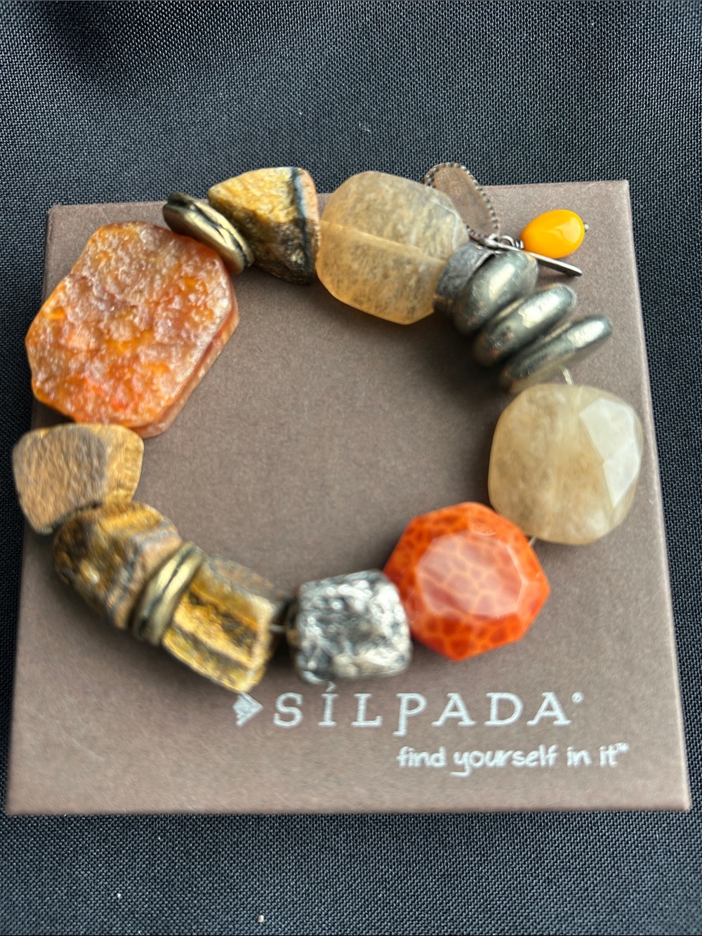 Silpada B2449 Heat Wave Stretch Bracelet